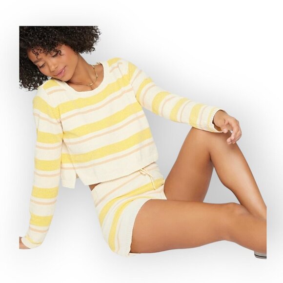 L*SPACE Sun Seeker Colorblock XS Lightweight Sweater - Picture 2 of 12